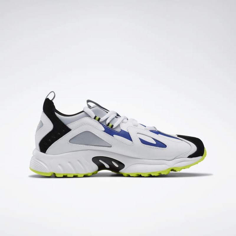 Tenisi Reebok Dmx Series 1200 Barbati Albi/Albastri/Verzi Deschis Romania UA8528JG